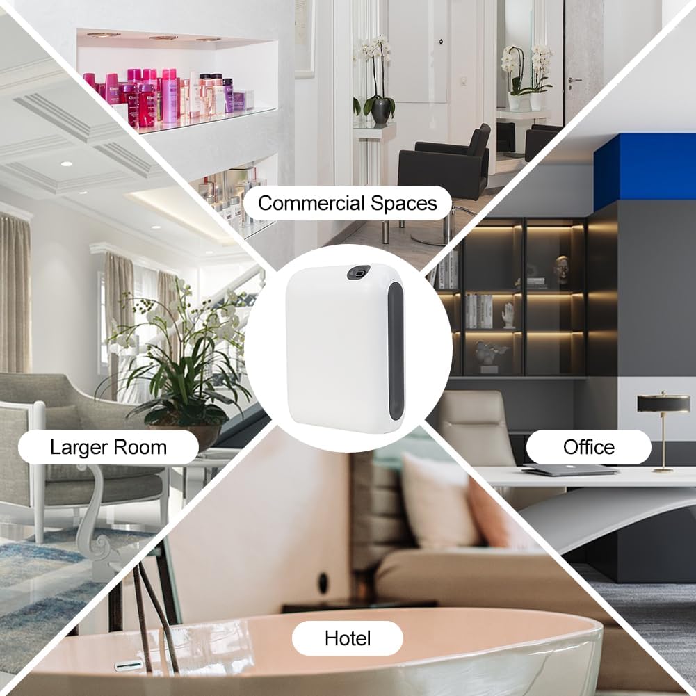 CHAOFLIGHT Smart Scent Air Machine,Air Diffuser with Cold-Air Tech 1500 Sq.Ft Coverage Waterless Essential Oil Diffuser HVAC Diffuser for Essential Oils for Home, Hotel, Office, Spa Room