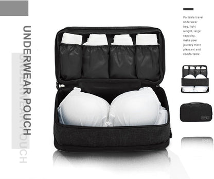 Travel Multi-function Underwear Organize Storage Bag Portable Bra Socks Lingerie Accessories Pack Cube Toiletry Bag