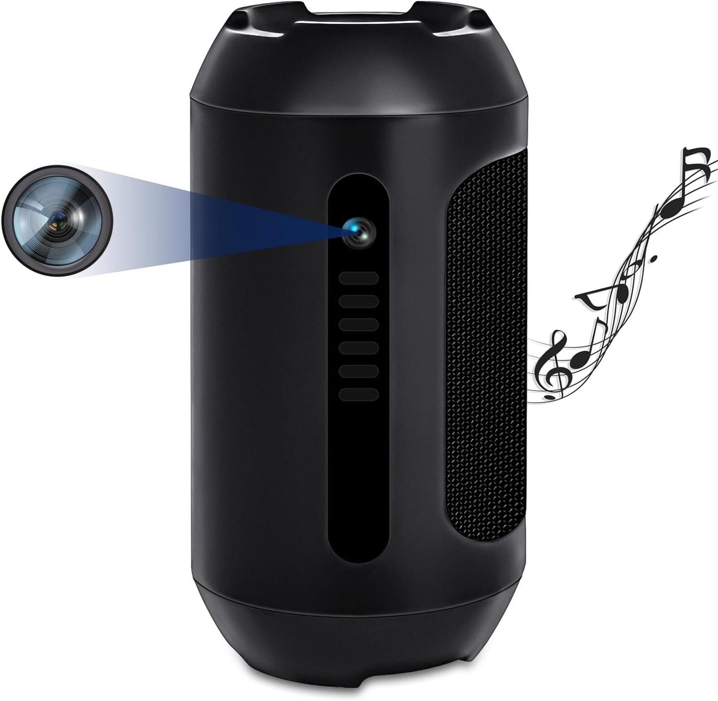 OTADUG Spy Camera Speaker, 1080P HD Mini Wireless Hidden Camera Security Surveillance Nanny Camera with Video and Audio, Motion Detection, Night Vision, 15-hour Playtime, 128 GB