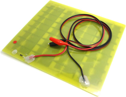 NUZAMAS Poartable Solar Panel Charger 5W 18V Power Car Battery 12V Recharge Alligator Clips Outdoor Camping Hiking Fishing Hunting Trips