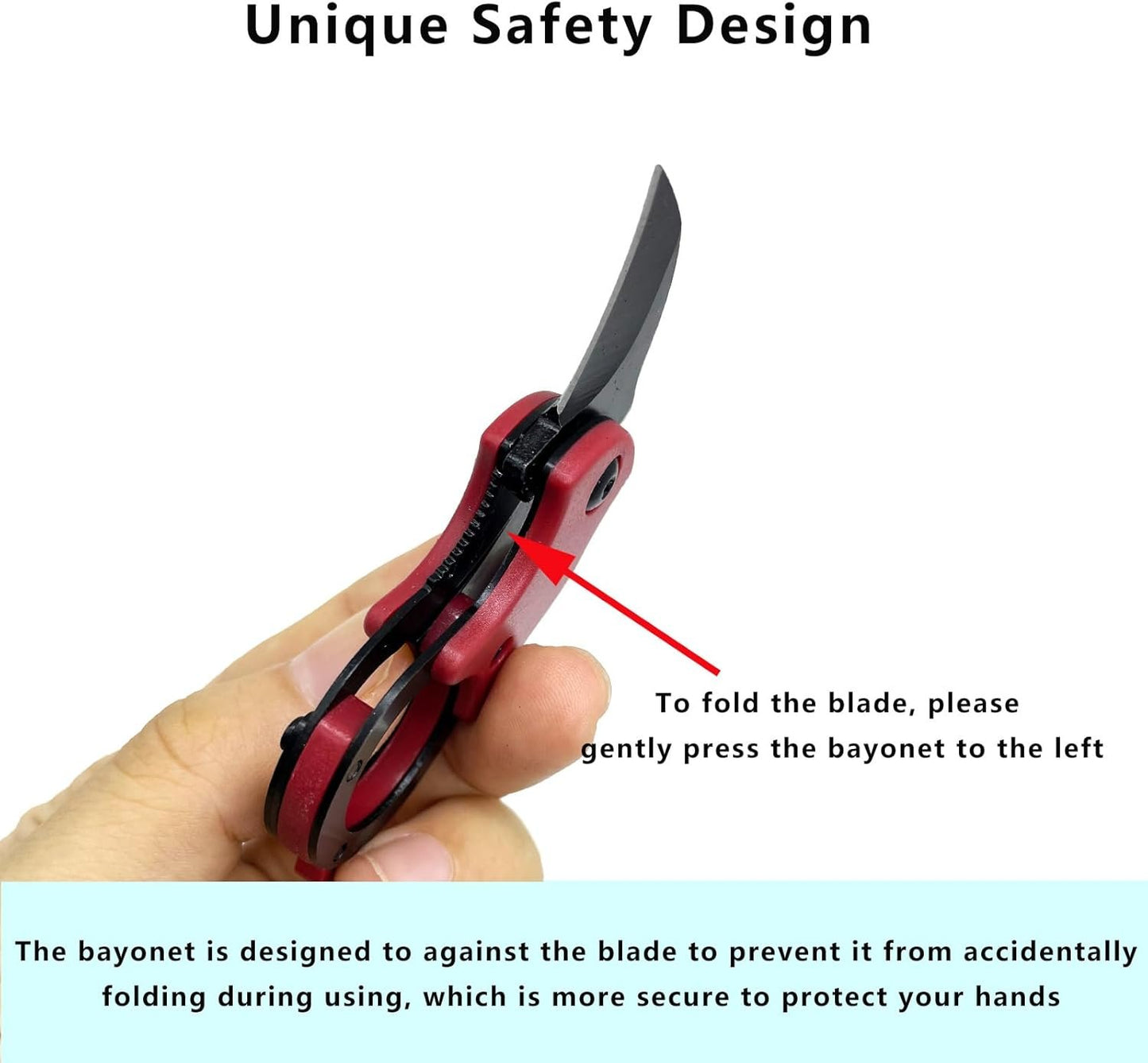 Mini Pocket Knife, Small Box Cutter and Safety Utility Knife with1.34inch Stainless Steel Blade, Portable Multitool Folding EDC Gadgets For Family, Ideal Every Day Carry, Red