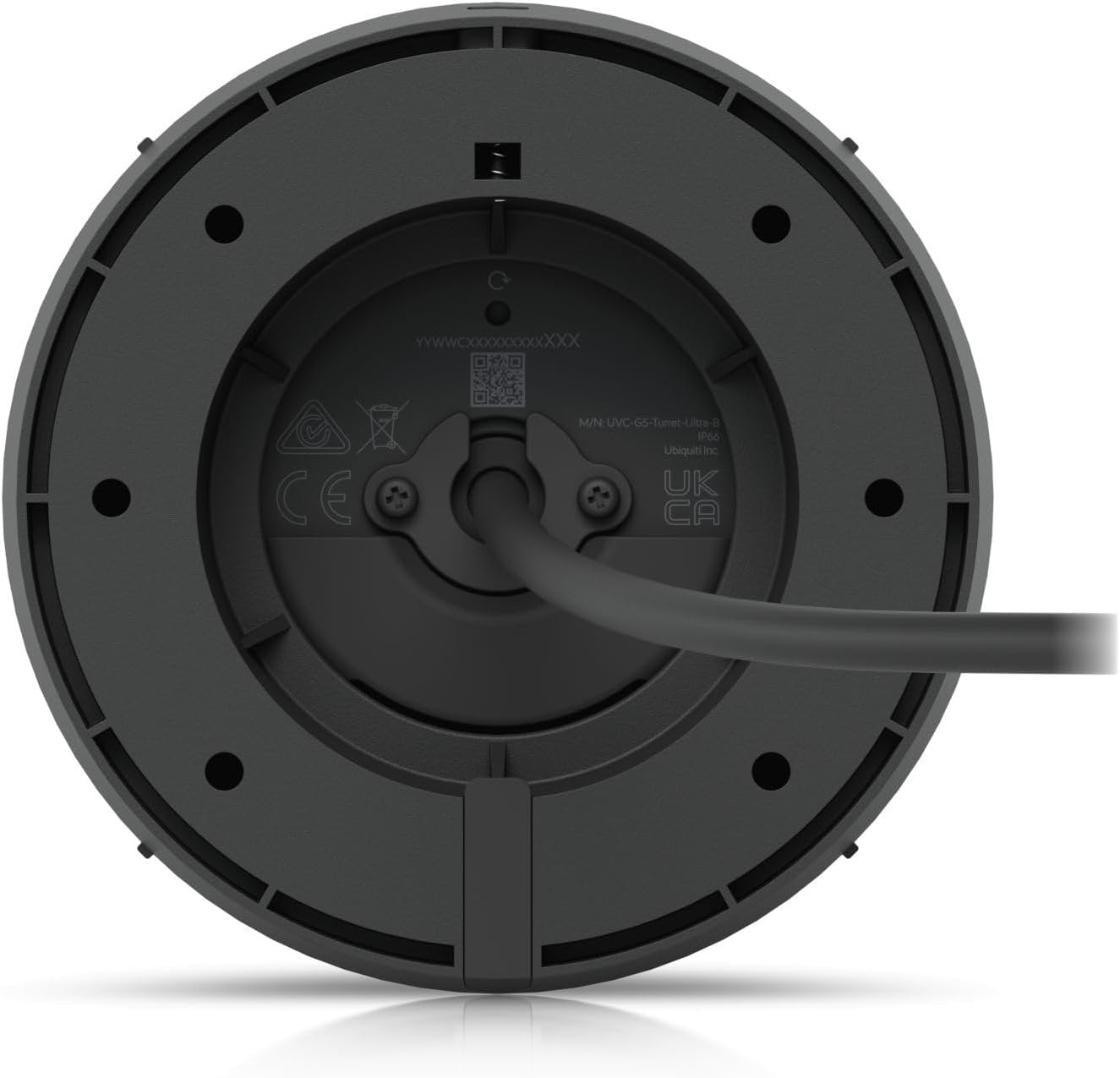 UniFi G5 Turret Ultra Black Edition Ubiquiti 2K HD PoE Surveillance Camera, Wide Angle 102.4Â°, 30 m Night Vision, AI Detection, Microphone, PoE Connector, Weatherproof UVC-G5-TURRET-ULTRA