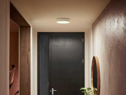 Philips Hue New Infuse White and Colour Ambiance Smart Ceiling Light [Small- White] with Bluetooth. Works with Alex, Google Assistant and Apple Homekit