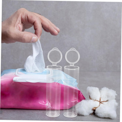 Alipis Pcs Wipes Travel Case Dispenser Box for Plastic Cleaning Wipes Refillable Storage Tube