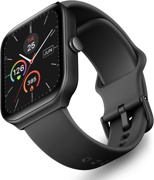 OCTANDRA Inspire VeryFit 1.95" Bluetooth Answer Call Alexa Smart Watch Body Energy Heart Rate HRV Oxygen Saturation Sleep Monitor Step Tracker IP68 Fitness Watches for Men Women (IDW16) (Black)