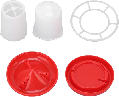 Poultry Feeder and Waterer Combo, Easy to Clean Automatic Feeding and Watering Chick Feeder Resilient for Chicks