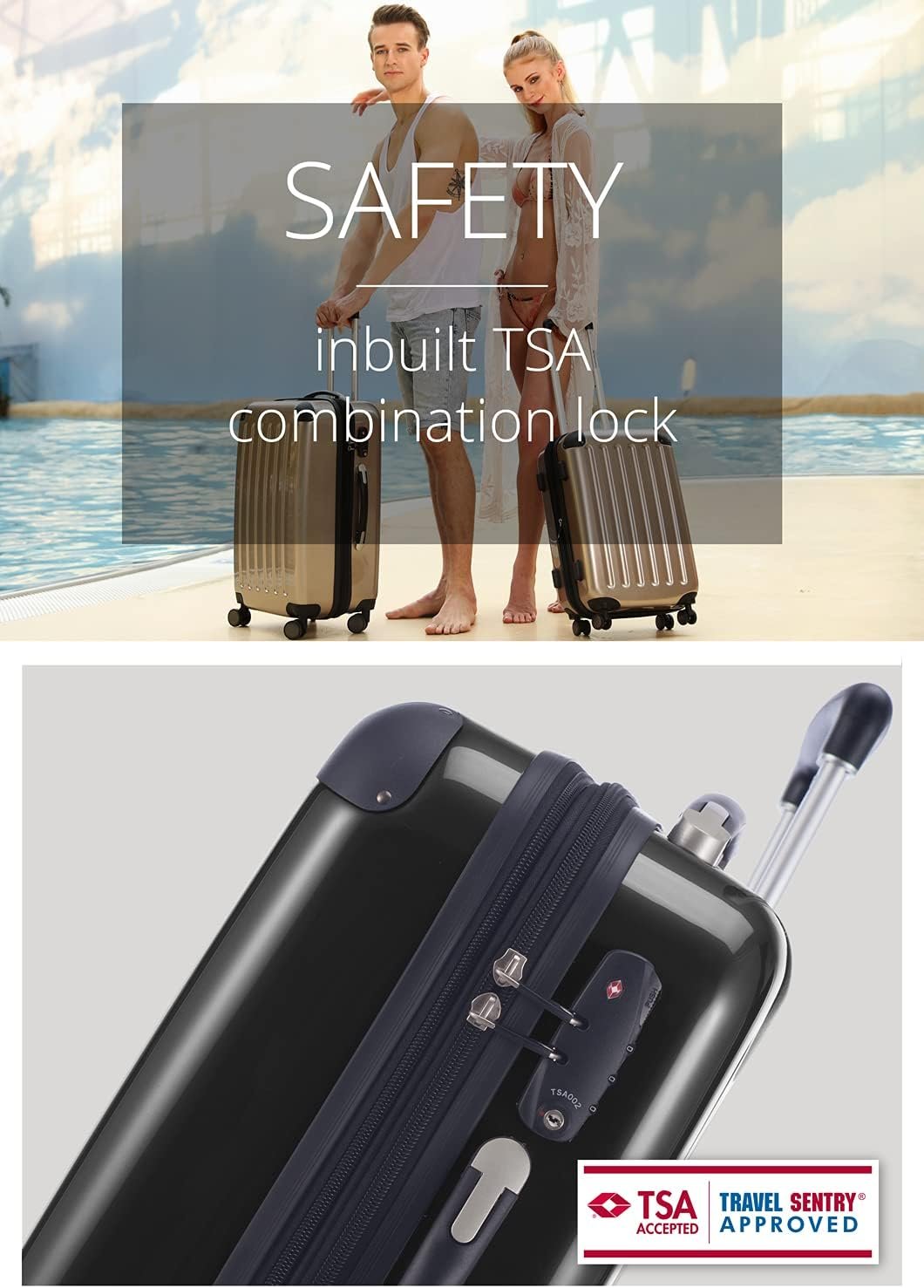 HAUPTSTADTKOFFER - Luggage, Black, 55, Hand Luggage