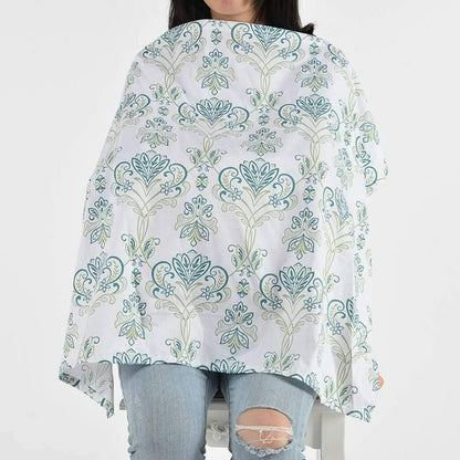 Nursing Cover for Baby â€“ Baby Essential Cover for Mother Breastfeeding - Apron Full Privacy Cover - Protection Multi use Baby Nursing Cover (Flamingo)