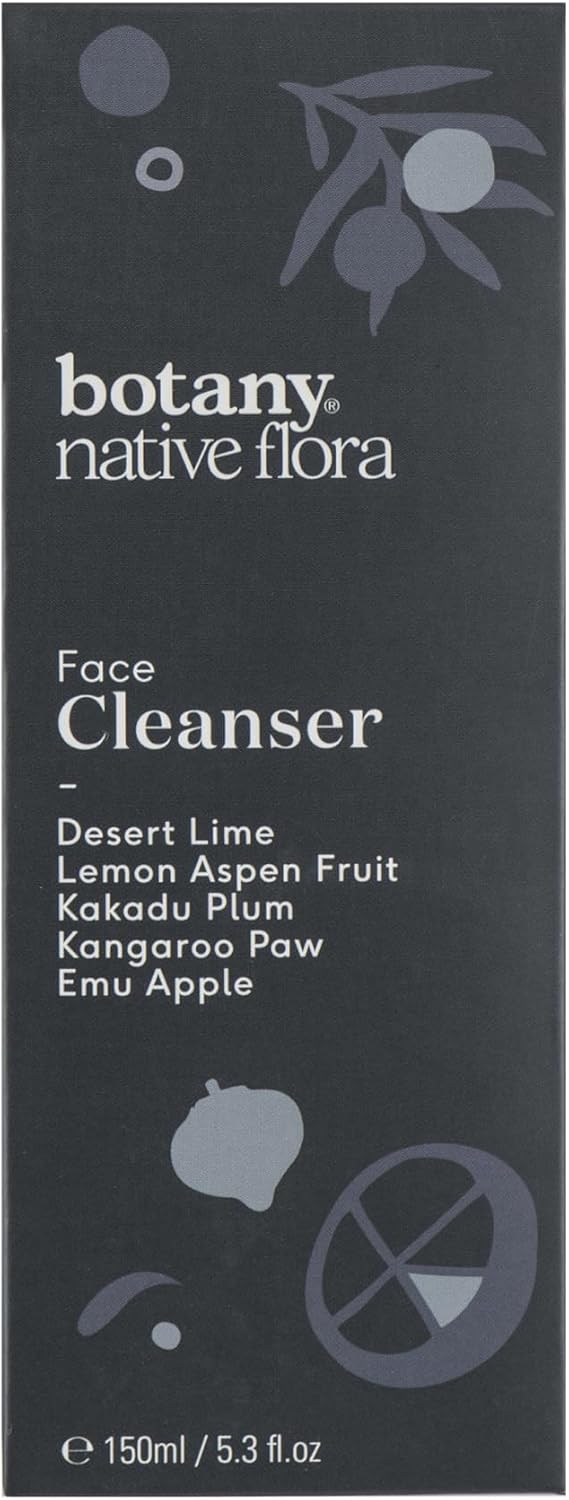 Botany Native Flora Daily Face Cleanser, Hydrating Foaming Gel with Vitamin C & Australian Native Extracts, Removes Impurities & Revitalizes Skin150ml