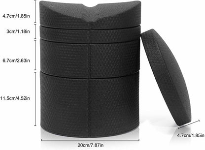 Yoga Back Roller - Rulli in Schiuma Regolabili per Massaggio Muscolare | Attrezzatura Ergonomica Per Stretching, Attrezzi Fitness Per Palestra Casa E Studio Pilates Yoga