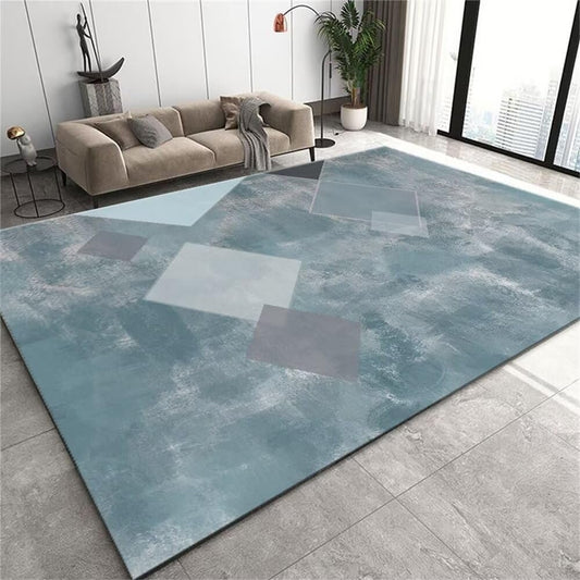 SUNYRDSM Tappeto bambini Tappeto Cucina Antiscivolo Fuzzy soggiorno tappeto grigio-blu accessori per la decorazione della casa semplice e resistente Tappeto Palestrina Bambini 200X250CM