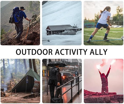 6 Pack Survival Blanket Outdoor Emergency Blanket Supplies, Emergency Blankets Mylar Thermal Blanket, Gigantic Space Blanket Survival Blankets Heavy Duty Camping Gear,Bug Out Bag (One Sided Gold)