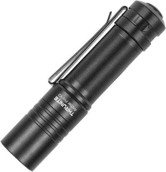 ThruNite Archer Pro V2 EDC Flashlight - Aluminum & Black Flashlight - 950 Lumens & Tail Switch Led - Super Bright & 15 Days Working - Emergency Light for Camping & Outdoor Adventures - Cool White