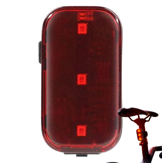 Bike Back Light, Bike Safety Lights, Smart Brake Sensor with Rechargeable LED, Bright Warning Lighting for Mountain and Road Cycling, Waterproof, 2.01 x 1.08 x 0.65 Inches