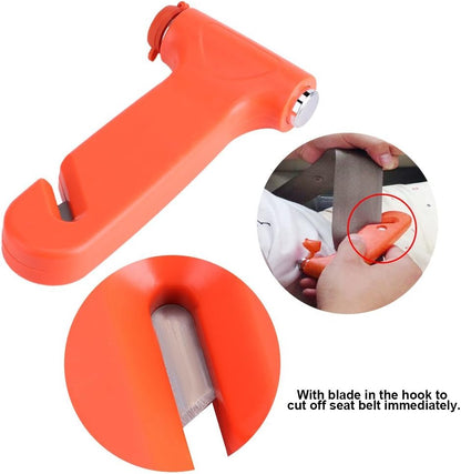 Zerodis Safety Car Hammer Seatbelt Cutter Window Punch Breaking Emergency Escape Tool