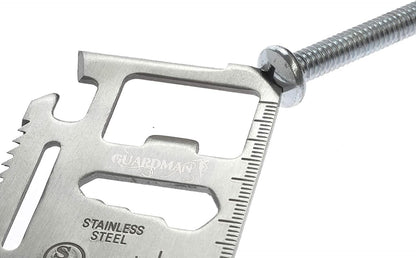 11 in 1 Multi Tool Card Survival Credit Card Tool Fits Perfect in Your Wallet with Knife Blade By Atziloose