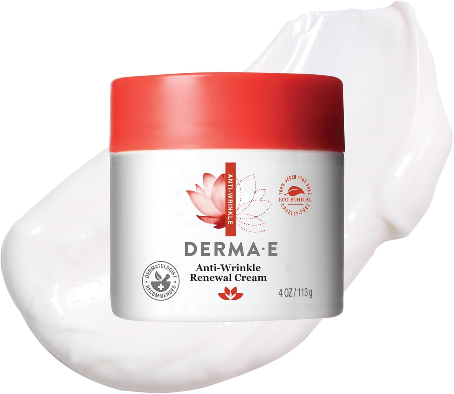 Derma E Anti-Wrinkle Renewal Cream with Vitamin A Retinyl Palmitate