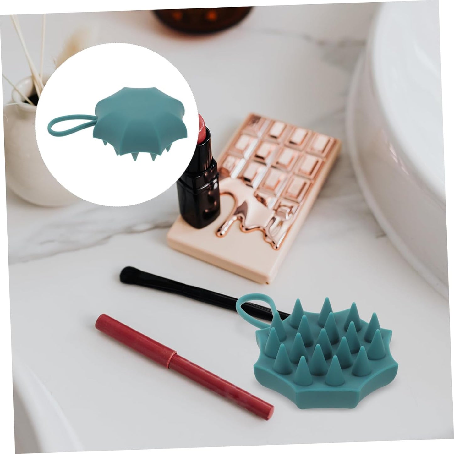 WATIIFUFU Shampoo Spazzola Per Cuoio Capelluto Esfoliante Scrubber Per