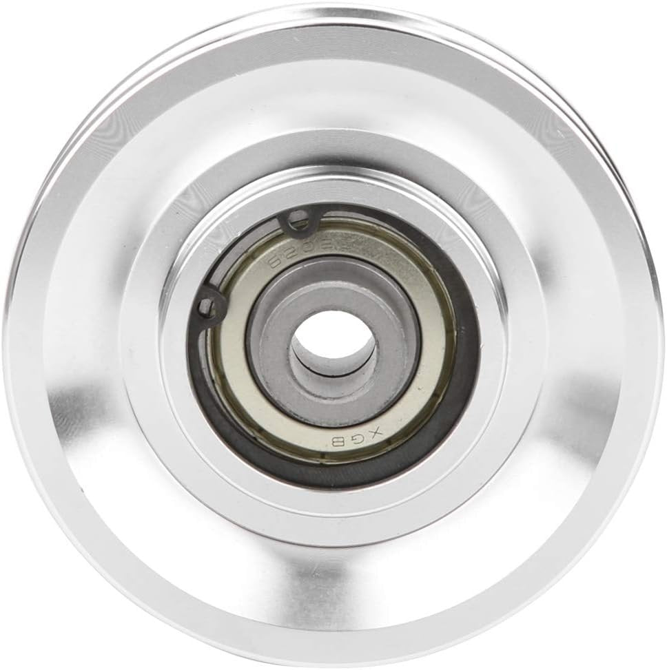 Heavy Duty Groove Wheel Fitness Equipment Accessories Stainless Steel Swivel Pulley Pulley Strength Training, Aluminium Alloy Pulley, for Gym Accessories Home(80mm in Diameter)