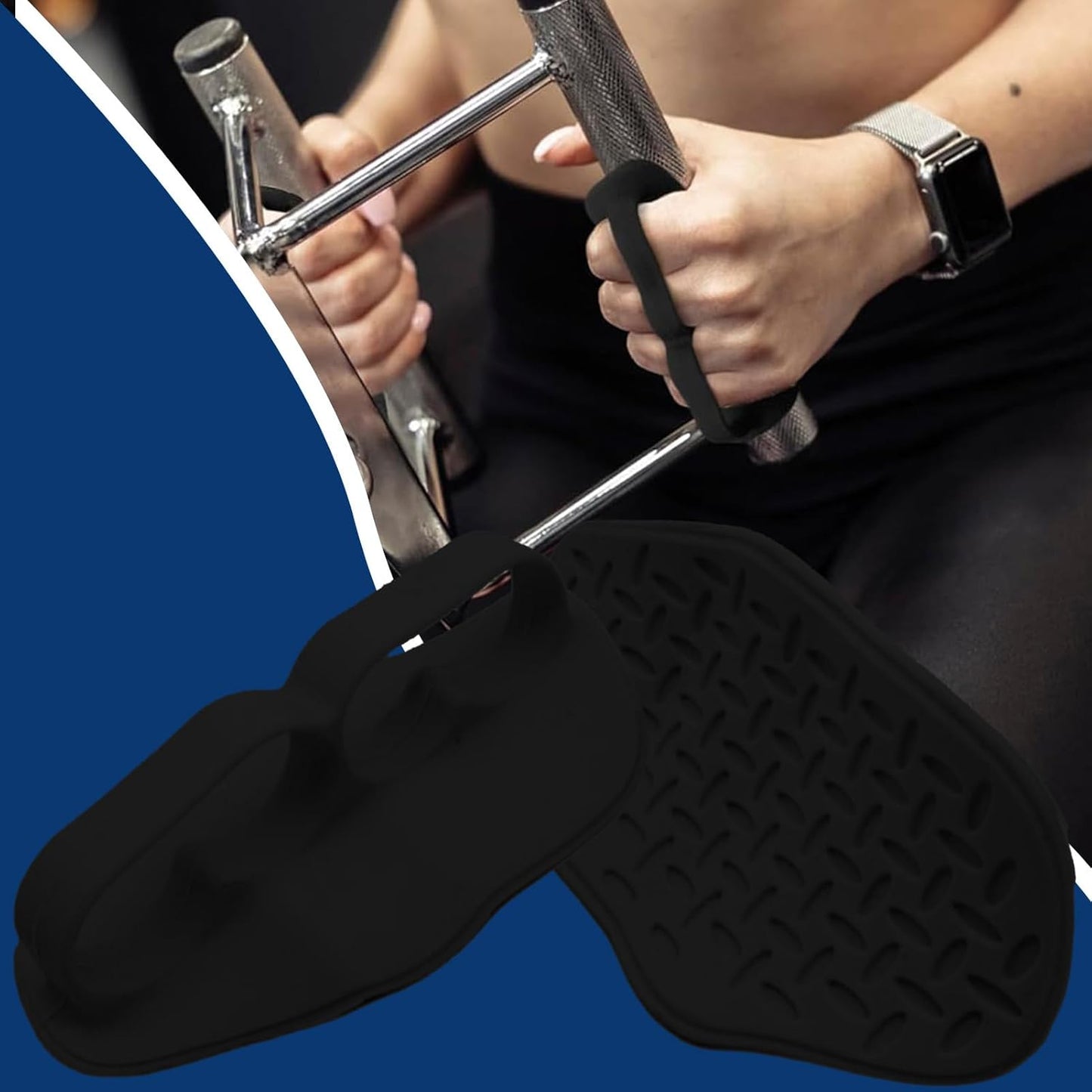 Workout Gloves - Weight Lifting Gloves - Full Palm Protection - Fingerless Hand Lifting Grips For Gym, Ergonomic Anti-Slip Workout Grips For Palm Protection Training Fitness Bodybuilding CrossFit