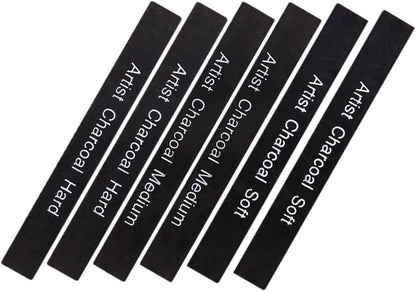 HAPINARY 6pcs Charcoal Pastel Briquettes Willow Vine Charcoal Pencil Artist Pencils Erasers Fire Stick Carbon