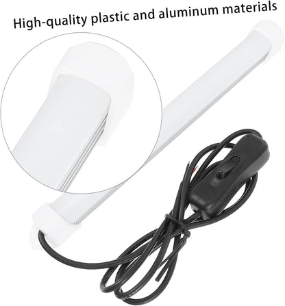 ULTECHNOVO 1Set White LED Light Bar Kit for Printers Non Dimmable Brightness Upgrade for Ender Eye Protection Flicker Lighting for Printing Area