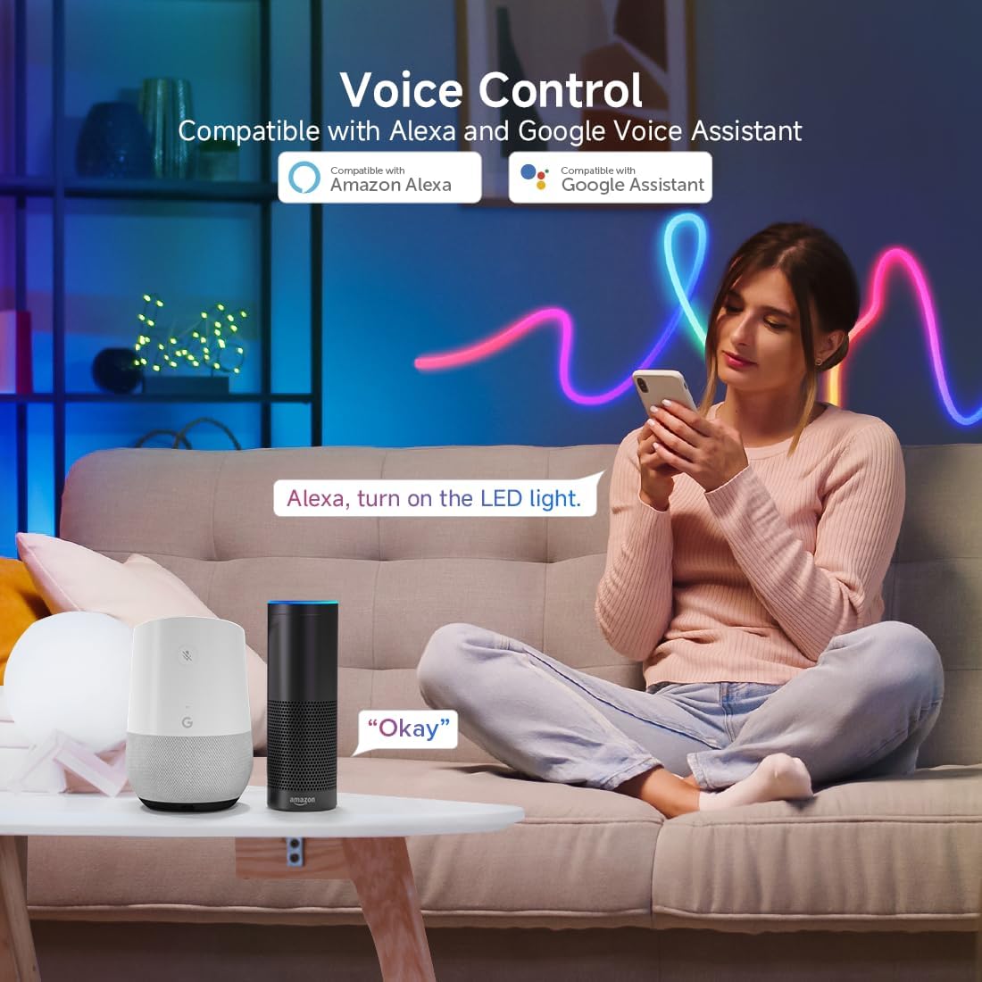 BTF-LIGHTING 2.4G WiFi SPI RGBW LED Controller DR04W Support RF Remote Control APP Tuya / Smart Life Third Party Voice Control for SMD FCOB SK6812 WS2814 etc RGBW LED Strips