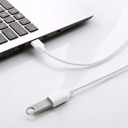 Fasgear [10ft/3m] USB 2.0 Extension Cable - A Male to A Female Charging and Syncing USB Extender Cord (10ft, White)