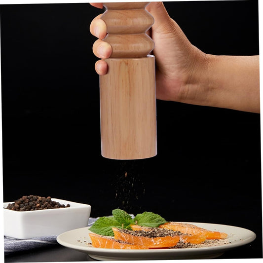 Zerodeko Utensili Manuali Macinapepe Strumento Per Condire Il Bottiglia Di Condimento Utensile Da Cucina Strumento Di Cottura Gadget Da Cucina Filo Abrasore Ricino Frantoio Di Legno