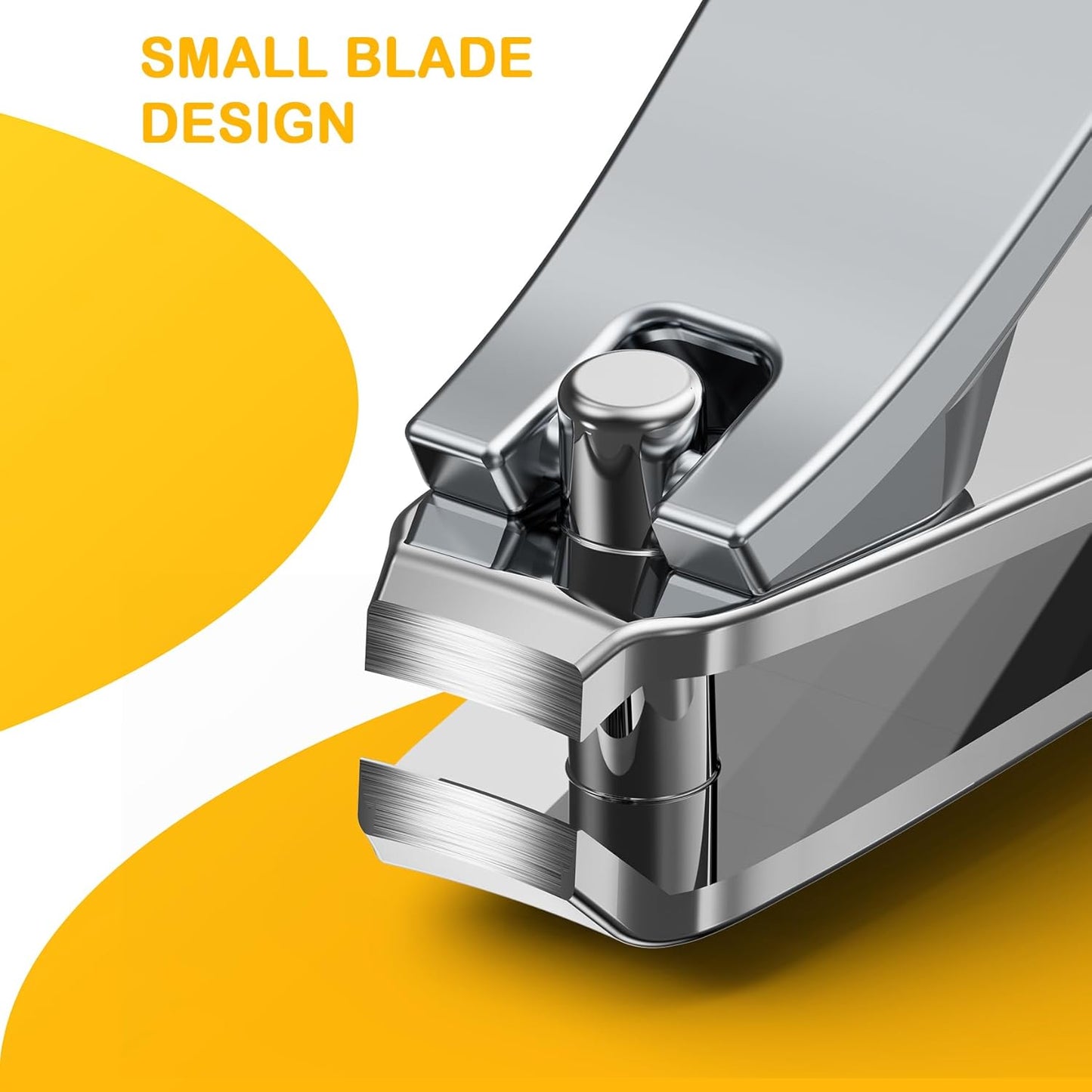 BEZOX Safe Baby Nail Clippers, Small Jaw Kids Nail Clipper Trimmers for, Infants, Child and Toddlers, Precision Nail Grooming Tool for Tiny Fingers and Toes - Silver