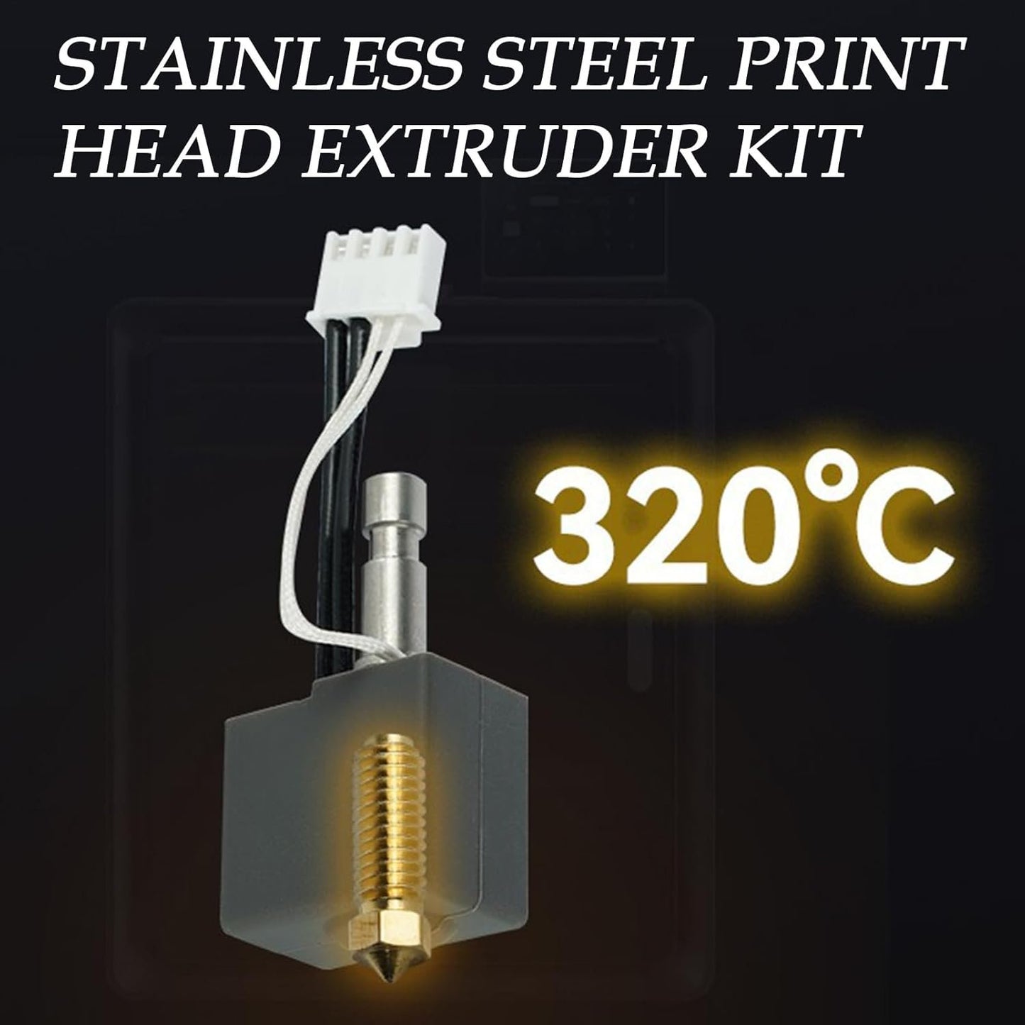 Hot End Replacement - High Speed Hot End Assembly | High-Performance Heat-Resistant Upgrade Accessories Supplies for ABS TPU Printing