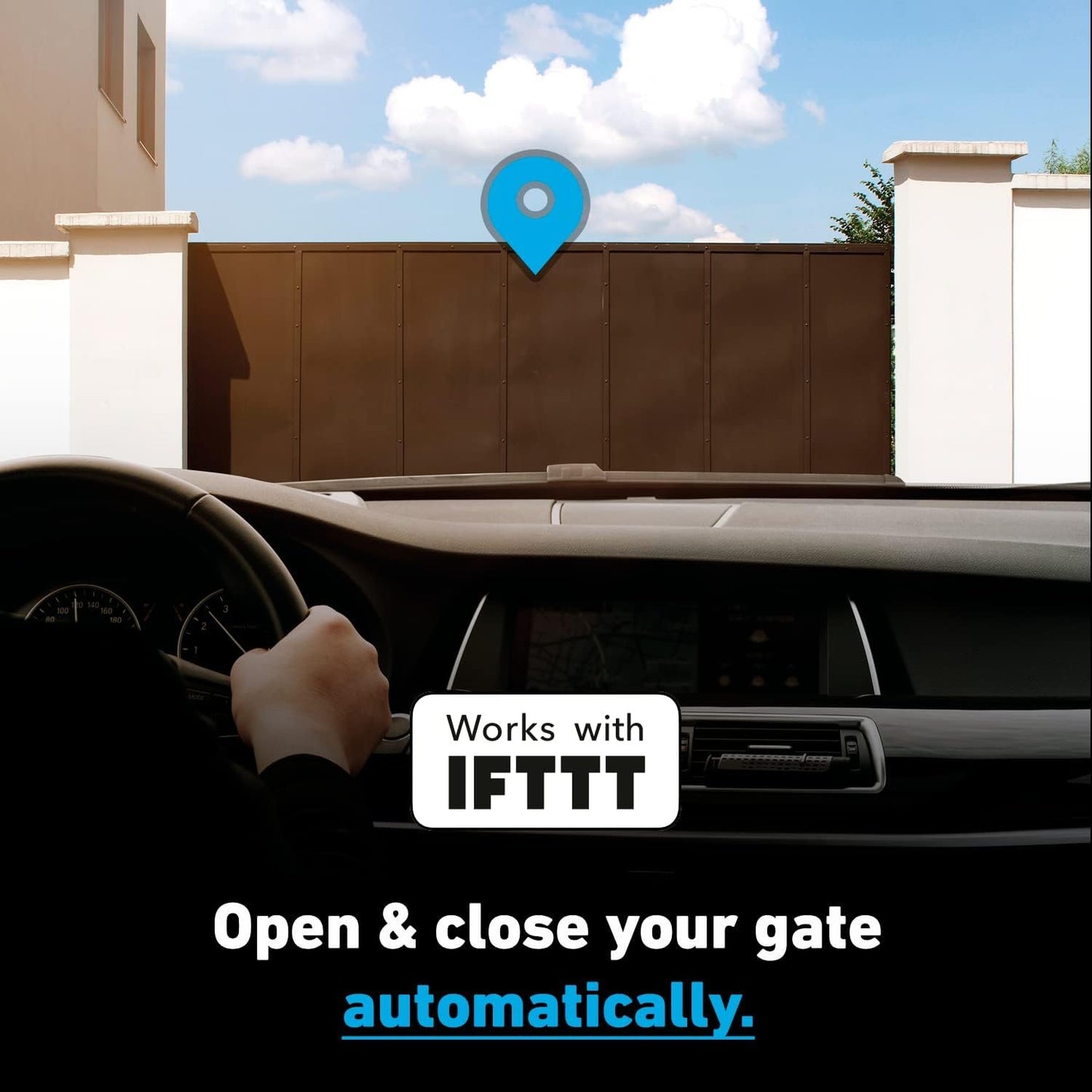 Ismartgate Pro Smart Wi-Fi Gate Opener Compatible with Amazon Alexa, Google Home, Apple Homekit, Samsung Smartthings and IFTTT