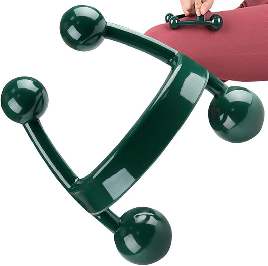 Gihioue Handheld Massager,H-Shaped Portable Body Massage Tools | Health Care Product, Fitness Equipment For Sole, Feet, Whole Body