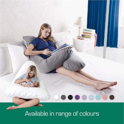 Australian Made Pregnancy/Maternity/Nursing Pillow Body Feeding Support Pillowcase (White Pillowcase ONLY)