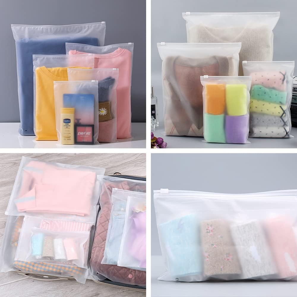 Dantolo 30 Pieces Travel Clothes Bags, Clothes Bags, Bags for Garments, Resealable Bags, Travel Useful Accessories