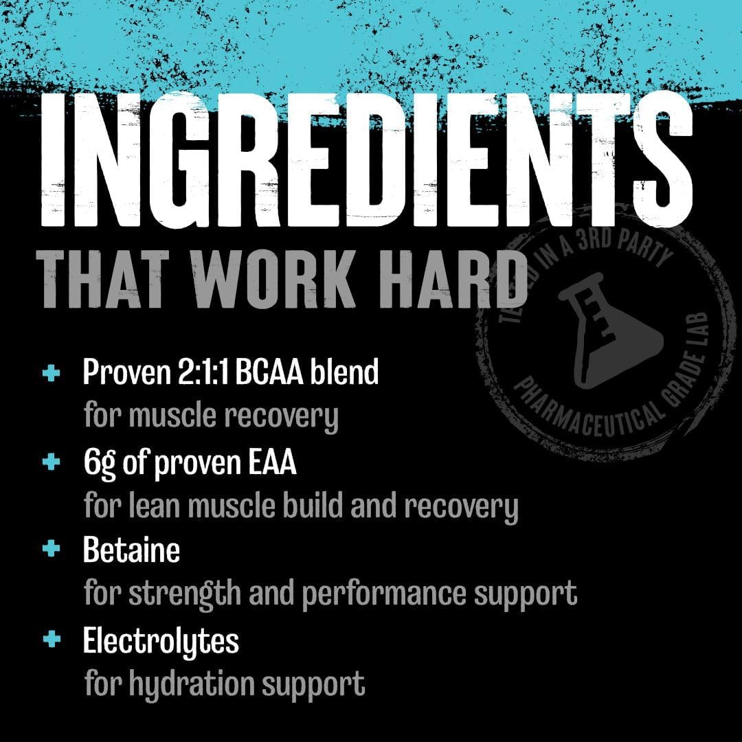 Universal Nutrition Animal Juiced Aminos Enhanced BCAA and EAA Instantized Amino Acid Supplement, Orange, 30 Count, 368 gms