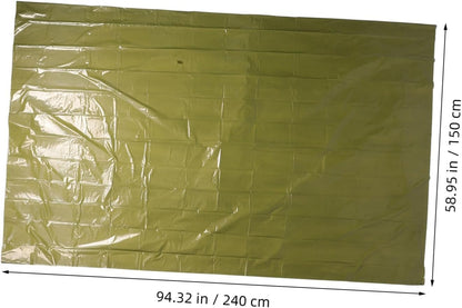 HONMEET Thermal Insulated Emergency Tent Bag for Camping Hiking Rescue Windproof Cover