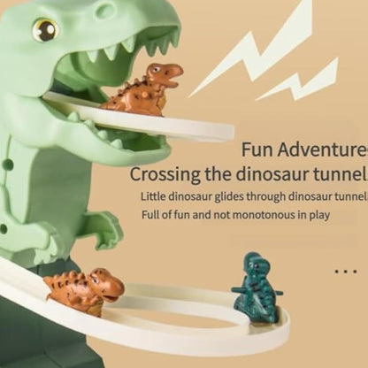 Climbing Dinosaur Toy, Interactive Track Slide Game, Roller Coaster Adventure Playset, Lights & Music, Educational & Realistic Design, Indoor & Outdoor Play, Dinosauri & Accessories