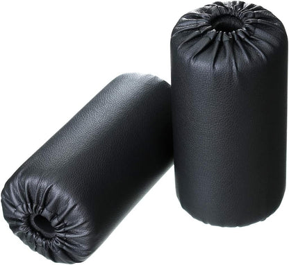 GR8FLEX Foam Foot Pads Rollers Set of 2 (7"x3.5"x20mm) for Home Gym Exercise Machines Equipments Replacements with 1 Inch Rod