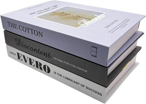 3 Pcs Decorative Books for Home décor,Fake Books for Display, Office & Rustic Home Decor, Bookshelf, Modern Farmhouse Decor, Coffee Table Books(Random Pattern)