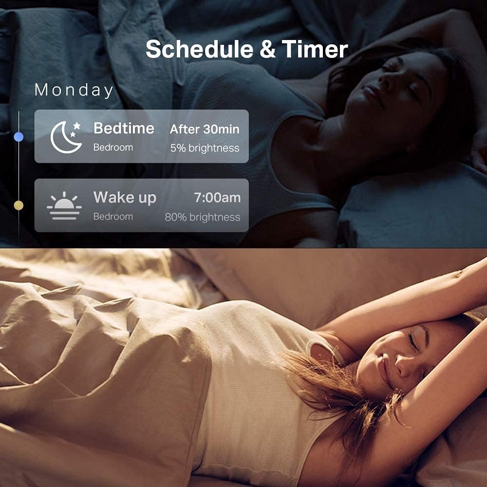 TP-Link Tapo Smart Wi-Fi Light Bulb, Multicolour, E27, 60W Equivalent, Preset, Schedule & Timer, Sunrise and Sunset Modes, Voice & Remote Control, Away Mode, No Hub Required (Tapo L530E)