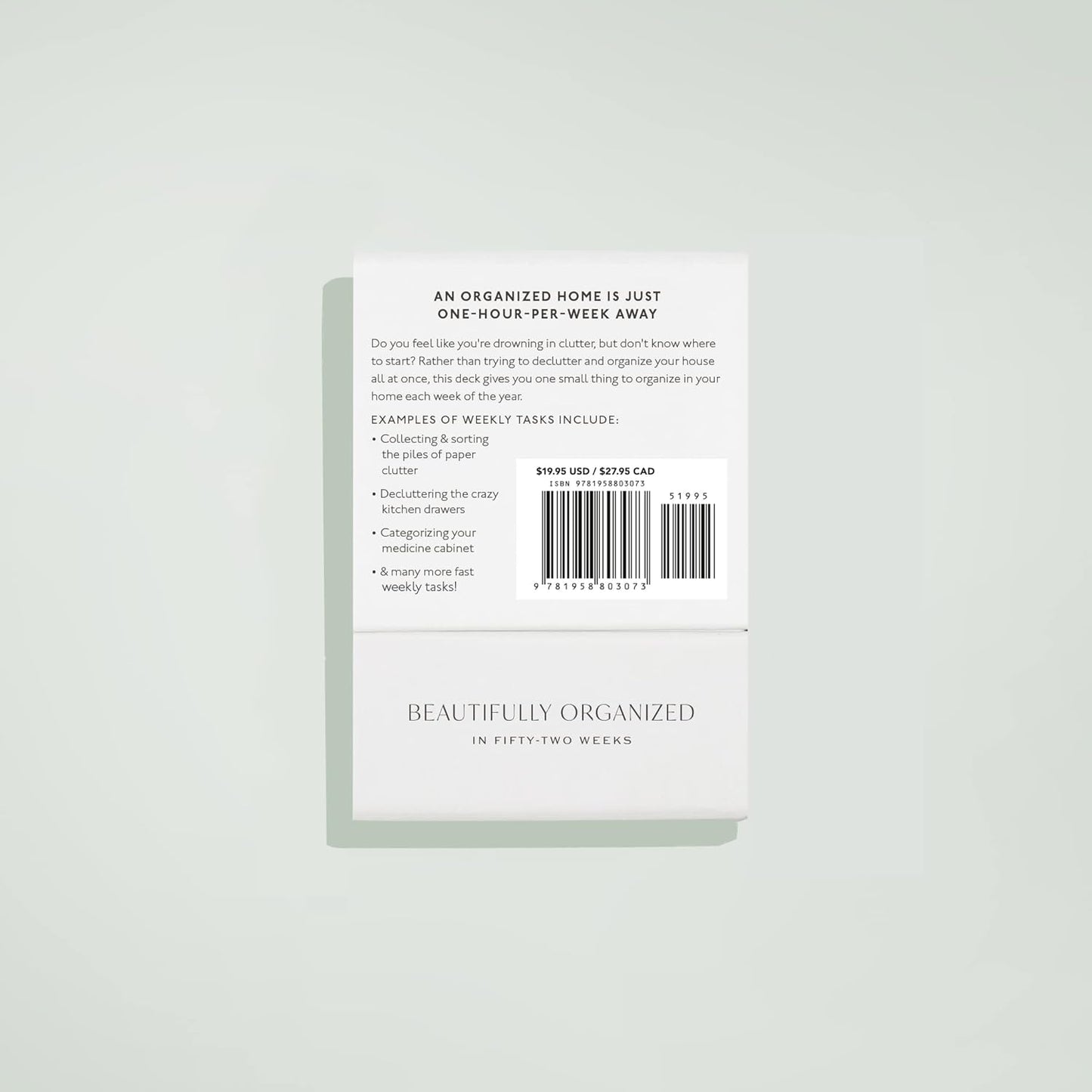 Beautifully Organized In 52 Weeks: A Home Organization Card Deck