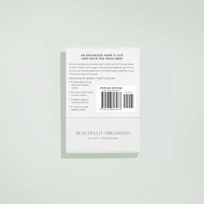 Beautifully Organized In 52 Weeks: A Home Organization Card Deck