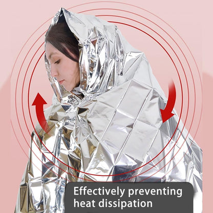 6 Pack Survival Blanket Outdoor Emergency Blanket Supplies, Emergency Blankets Mylar Thermal Blanket, Gigantic Space Blanket Survival Blankets Heavy Duty Camping Gear,Bug Out Bag (One Sided Gold)