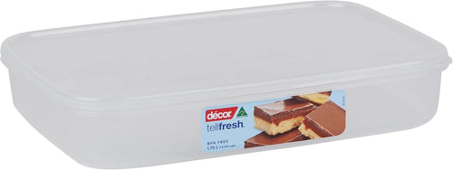 Decor Tellfresh Oblong Food Storer, 1.75 Litre Capacity