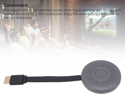 Wireless HDMI Display Dongle Adapter, 1080P 2.4G 5G Wireless Display Adapter USB C Screen Mirroring Receiver for Streaming Video to Monitor