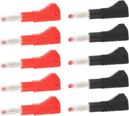 Tbest Smart Security Spine a Banana da 4 Mm Contors con Guaina Retrattile per Apparecchiature di Sicurezza Industriali Cavo Coassiale Attrezzatura di Trasmissione