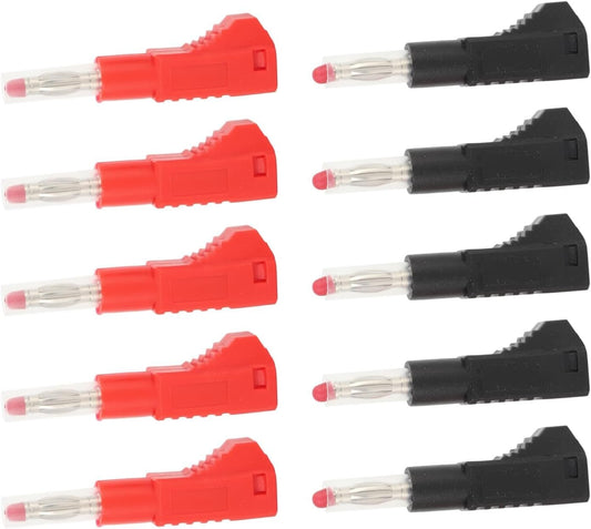 Tbest Smart Security Spine a Banana da 4 Mm Contors con Guaina Retrattile per Apparecchiature di Sicurezza Industriali Cavo Coassiale Attrezzatura di Trasmissione