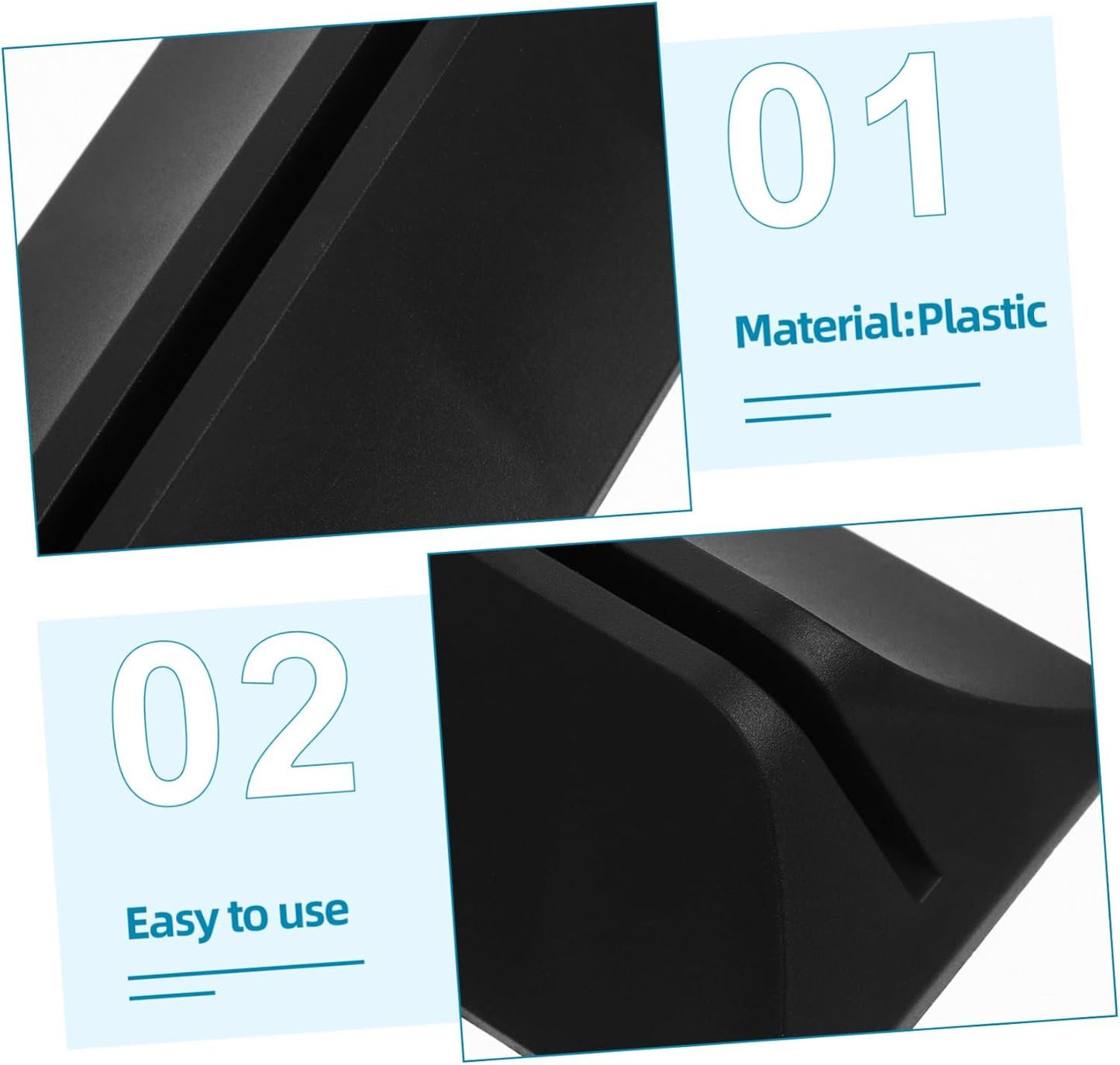 FUNOMOCYA 2Pcs Desk Partition Clamp Plastic Divider Clip for Privacy Panel Stable Screen Bracket for Office Desk for Workspace Organization