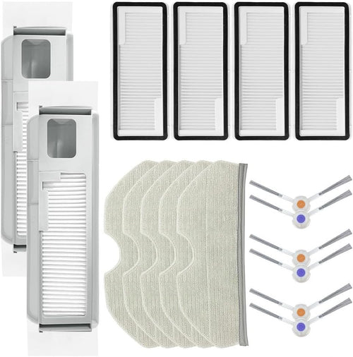 Cleaning Essentials - Panno per mocio, sacchetti per la polvere e spazzole laterali per Narwal Freo X Ultra e Freo X Plus K1